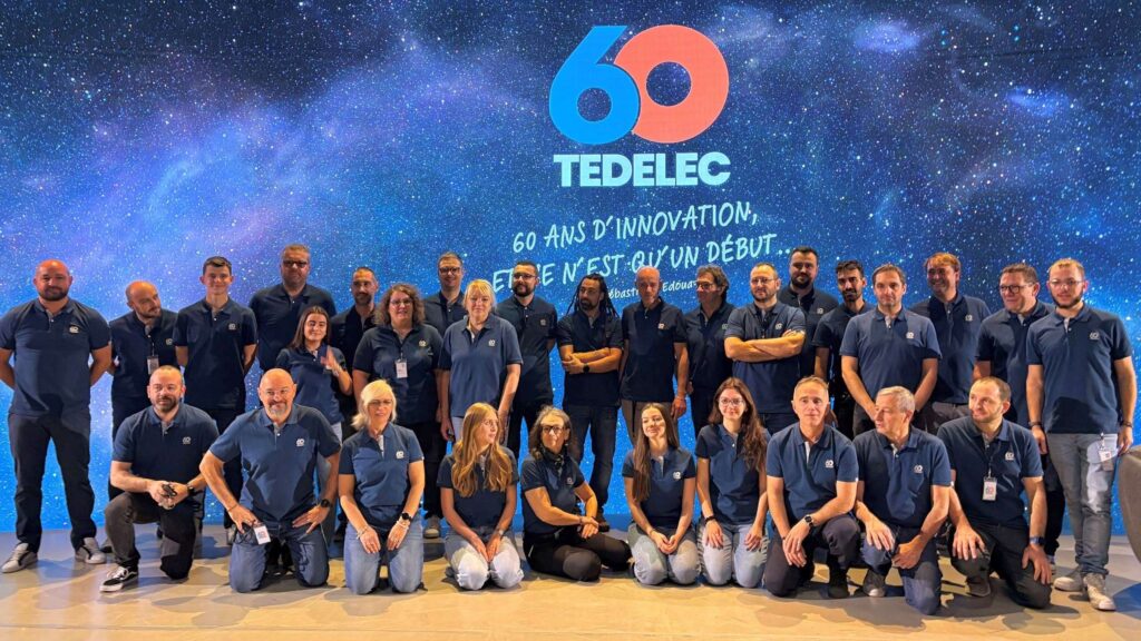 L'équipe TEDELEC sur la scène de l'espace Horizon | MAAF pour les 60 ans de l'entreprise